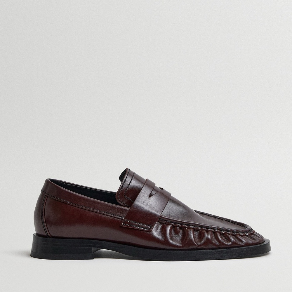 Women’s Miista genuine leather burgundy loafers